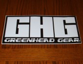AUTOCOLANT LOGO AVERY GREENHEAD GEAR GHG 40 CM